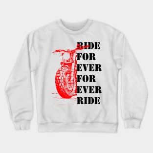 T100 Scrambler For Ever Ride Crewneck Sweatshirt